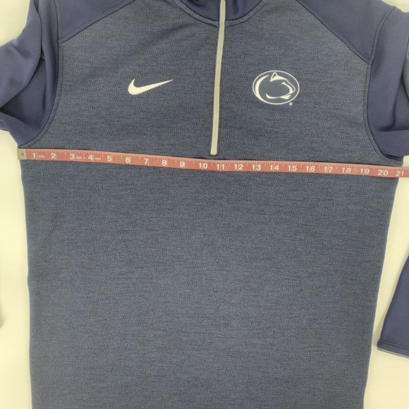 Men’s Nike‎ Penn State Nittany Lions 1/4 Zip Pullover Lightweight Jacket Blue S - Picture 9 of 10